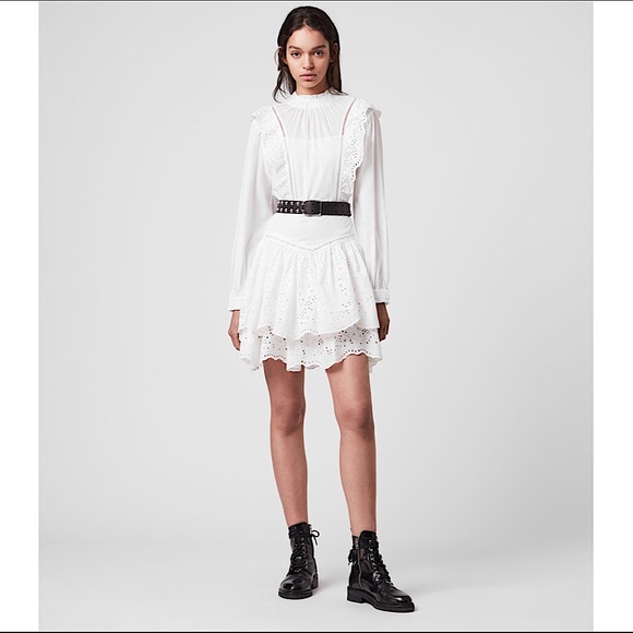 All Saints Dresses & Skirts - ALLSAINTS Aislyn Broiderie Dress